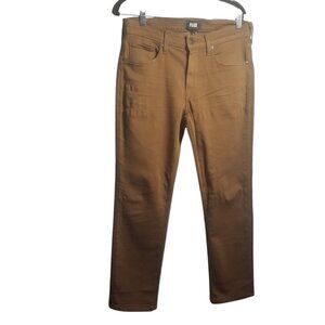 Paige Lennox Men's Amber Brown Slim Fit Jeans Sz 32